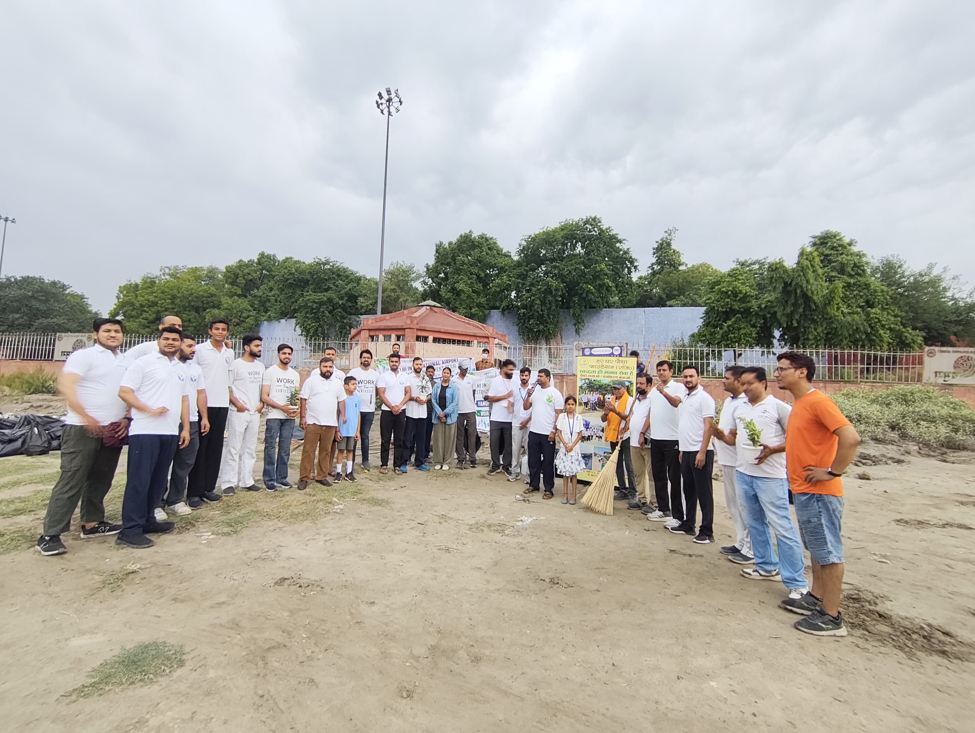 Yamuna Ghat Clean-up drive
